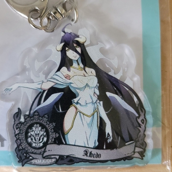 3 Overlord Keychain Ainz Ooal Gown Albedo Shalltear Bloodfallen - Picture 4 of 7